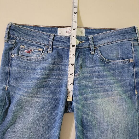 Hollister Women's Blue Skinny Leg Denim Jeans - Picture 5 of 12